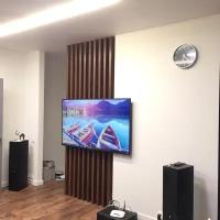 TV перегородка из Сосны 45х90мм