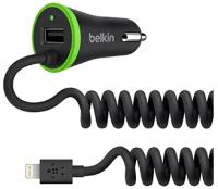 Автомобильное зарядное устройство Belkin F8J154bt04 для Apple (8pin) 3.4А (черный)