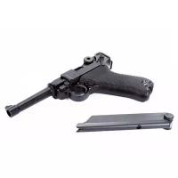 Страйкбольный пистолет (WE) LUGER P08 SHORT металл (GGB-0336TM)
