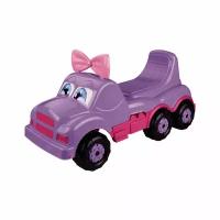 Машинка каталка детская Plast Land Веселые гонки, фиолетовая
