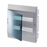 Распределительный шкаф ABB Mistral41 36 мод., IP41, встраиваемый, термопласт, зеленая дверь, 1SLM004100A1206