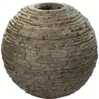 Декоративный фонтан "Ваза" каменная сфера (большая)
