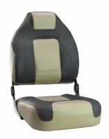 Кресло складное, цвет темно-серый/коричневый