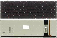 Клавиатура для ноутбука Asus G550 G550JK N750J Q550L N550 черная RU с подсветкой совместимая