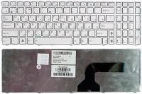 Клавиатура для ноутбука Asus K52 K53 K54 A52 (Белая)