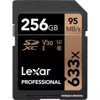 Карта памяти Lexar Professional SDXC 256GB UHS-I U3 V30 R95/W45MB/s (LSD256CB633)