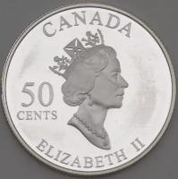 Канада 50 центов 2001 КМ420 Proof Квебер Олимпийская деревня (n17.19) арт. 21530
