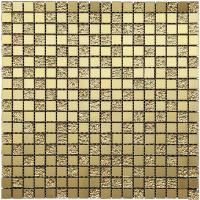 Стеклянная мозаика MiR Natural QM-1543 300*300 мм Золотая