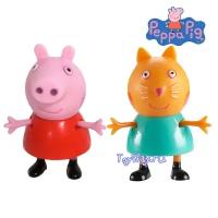 Toy Options Peppa Pig. Набор Пеппа и Кошка Кенди. Пеппа и ее друзья