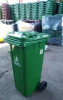 Контейнер для мусора 120 литров (зеленый)
