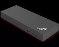 Док-станция Lenovo ThinkPad Thunderbolt 3 Workstation Dock Gen 2, 230W, черный/красный (40ANY230EU)