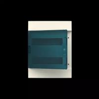 Распределительный шкаф ABB Mistral41, 24 мод., IP41, навесной, термопласт, зеленая дверь, 1SPE007717F0521
