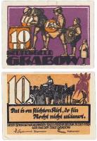 Банкнота Германия (Мекленбург-Шверрин: Грабов) 10 пфеннигов 1921 (460.1/B1) (нотгельд, германия, инфляция) A510903