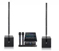 Караоке - комплект для дома AST-250 с микрофонами Audio-Technica ATW-1322, микшером и колонками K-array KR402