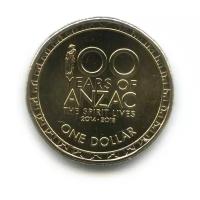 1 доллар 2017 — 100 лет анзак — Австралия