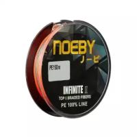 Noeby, Шнур Infinite II 8 Braid 5Color, 1000м (10х100м), 2.0, 0.234мм, 29lb
