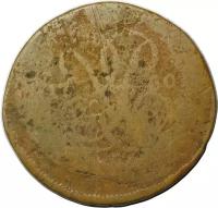 Монета 2 копейки 1760 Номинал под св. Георгием