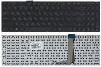 Клавиатура для ноутбука Asus E502SA черная без рамки