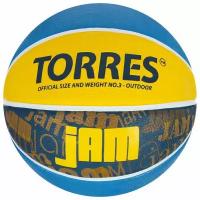 Мяч баскетбольный TORRES Jam размер 3 арт. B02043