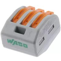 Клемма Wago 222-413 безвинтовой 3х(0,08-4,0) кв.мм для медного провода
