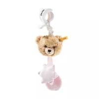 Мягкая игрушка Steiff Sleep well bear pram toy (Штайф Подвесная Погремушка Спокойной ночи Медвежонок розовая 20 см)