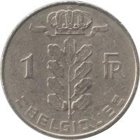 Монета номиналом 1 франк, Бельгия, 1977, "BELGIQUE"