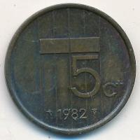Нидерланды 5 центов 1982 год