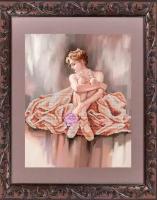 Рисунок на ткани для вышивания бисером Благовест "Балерина", 28х38 см, арт. К-3150