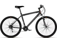 Велосипед Stark Respect 26.1 D Microshift (2021) черный/черный 16"