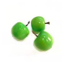 Мини Яблоко 2,5 см зеленое 3 шт