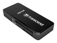Transcend Считыватель карты памяти Transcend USB 3.0 SD / microSD Card Reader Black
