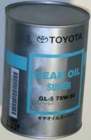 Oe Toyota 75w90 1l Масло Трансмиссионное Gear Oil Super/ Gl-5 TOYOTA арт. 08885-02106