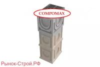 Дождеприёмный колодец секционный CompoMax ДК-30.38.44-П-C полимербетонный (Дождеприёмный колодец секционный CompoMax ДК-30.38.44-П-Н полимербетонный (нижняя часть))