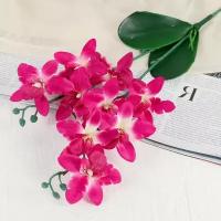 Цветы искусственные "Орхидея Фаленопсис мультифлора" 6*37 см, малиновый