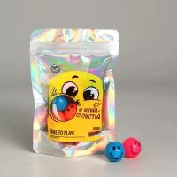 Мячи каучуковые «Не лопни от счастья» 10 шт., d=2,5 см
