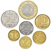 Полный набор монет Казахстана 2005-2018 гг. (7 штук)