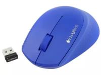 Мышь Logitech M280 Wireless Mouse, синяя