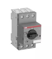Автоматический выключатель защиты двигателя ABB MS116-1.0 (1SAM250000R1005) 3P 1 А 50 кА 690 В на DIN-рейку/монтажную плату