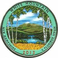 25 центов 2013 США Белые горы (White Mountain) 16-й парк, цветная