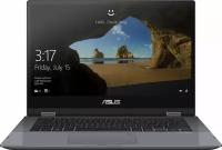 Ноутбук-трансформер ASUS VivoBook Flip 14 TP412FA-EC013T 14" 1920x1080, Touch, Intel Core i3-8145U 2.1GHz, 4Gb RAM, 128Gb SSD, WiFi, BT, Cam, W10, серый (90NB0N31-M05350)