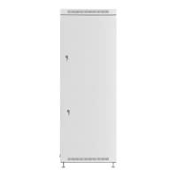 Телекоммуникационный шкаф 19" напольный серия LITE 24U 600х600 серый дверь металл (AYSN-19"-2466-SM)