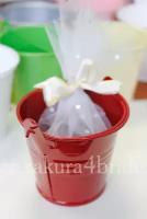 Бонбоньерки Sakura Красные ведерки - Упаковка, 34 шт