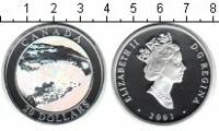 Клуб Нумизмат Монета 20 долларов Канады 2003 года Серебро Елизавета II
