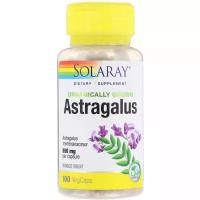 Solaray Органически выращенный астрагал 550 мг 100 капсул с оболочкой из ингредиентов растительного происхождения Sor-88745