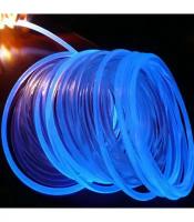 Световой опто волоконнный кабель бокового свечения в прозрачной трубке,яркий, d 2мм Катушка 100 метров