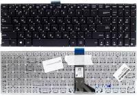 Клавиатура для ноутбука Asus K501L, K501LB, K501LX, K501U, K501UX, K501UB, K501UQ, K501UW, A501 черная с подсветкой без рамки RU совместимая