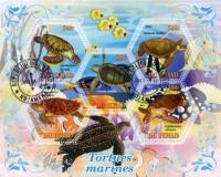 Марочный лист (марка) "Черепахи", арт. Гш-102