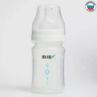 Бутылочки Bool-Bool Baby Бутылочка для кормления, широкое горло ULTRA MED, 150 мл., от 0 мес., медленный поток