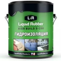 Жидкая резина Liquid Rubber HighBuild S-200 5кг Высокопрочная гидроизоляционная мастика для разных поверхностей