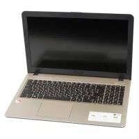 Ноутбук ASUS VivoBook A540BA-DM490T, 15.6", AMD A4 9125 2.3ГГц, 4Гб, 256Гб SSD, AMD Radeon R3, Windows 10, 90NB0IY1-M09540, черный